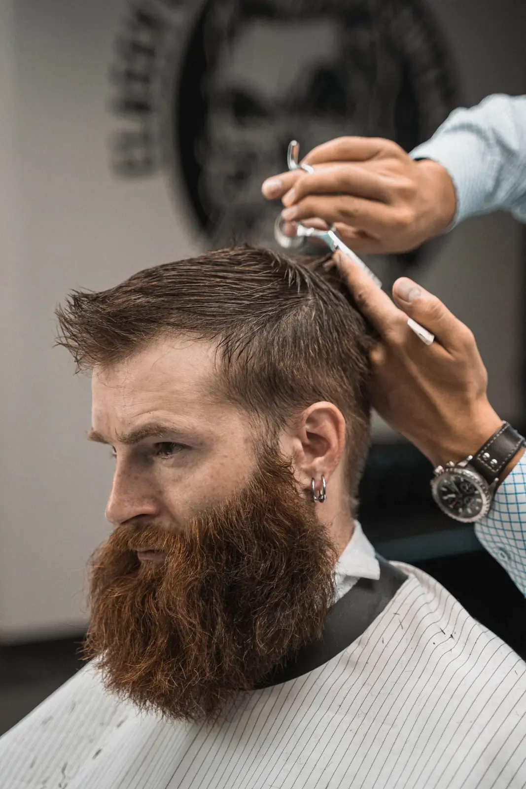 Ambiente de trabalho de Barbearia